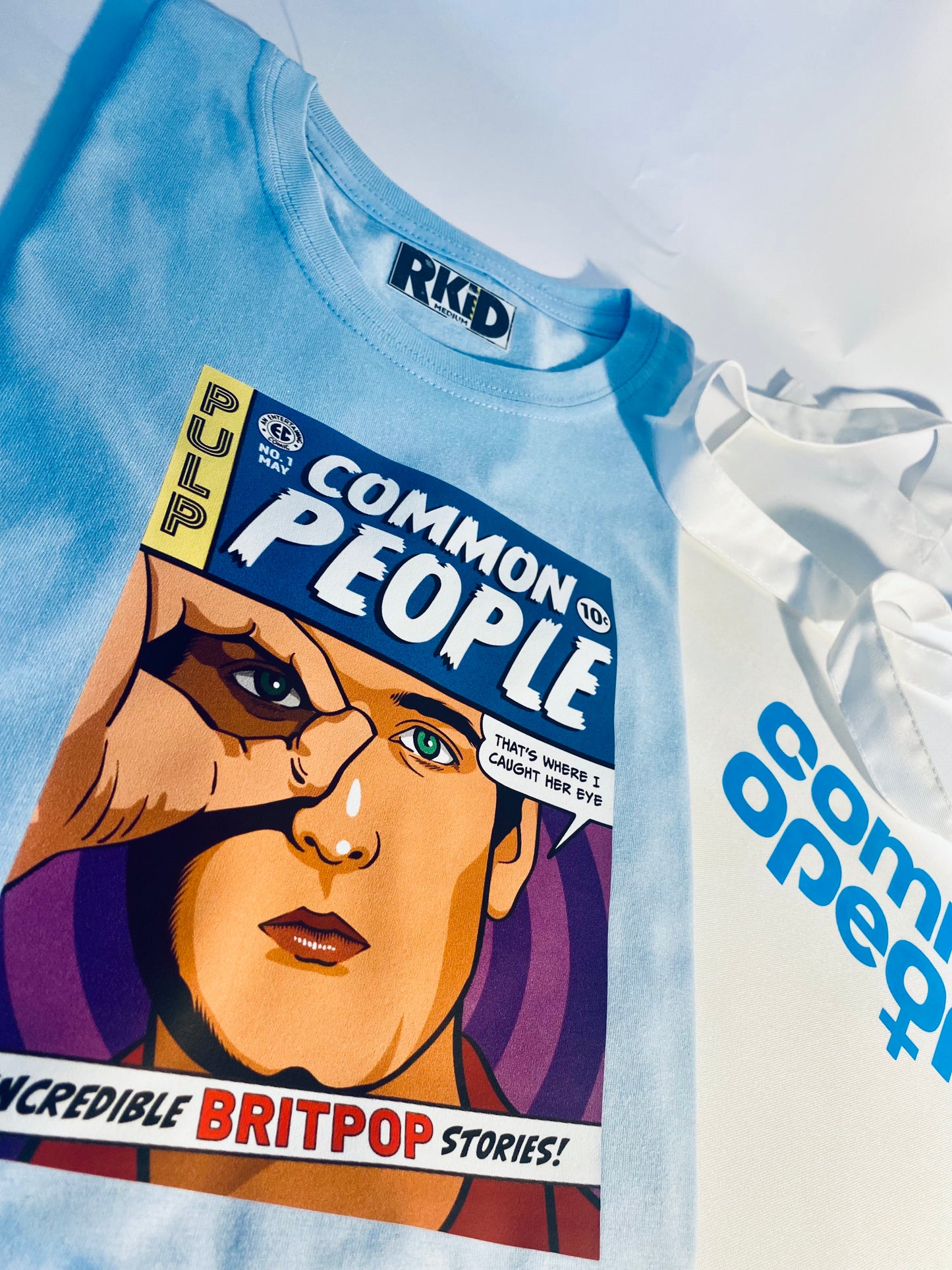 Pulp Common People Tshirt & Shopping Bag Set CO-OP Arema inspired