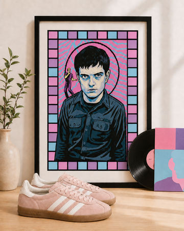 Ian Curtis  Shadow Play Mosiac Print (Copy)