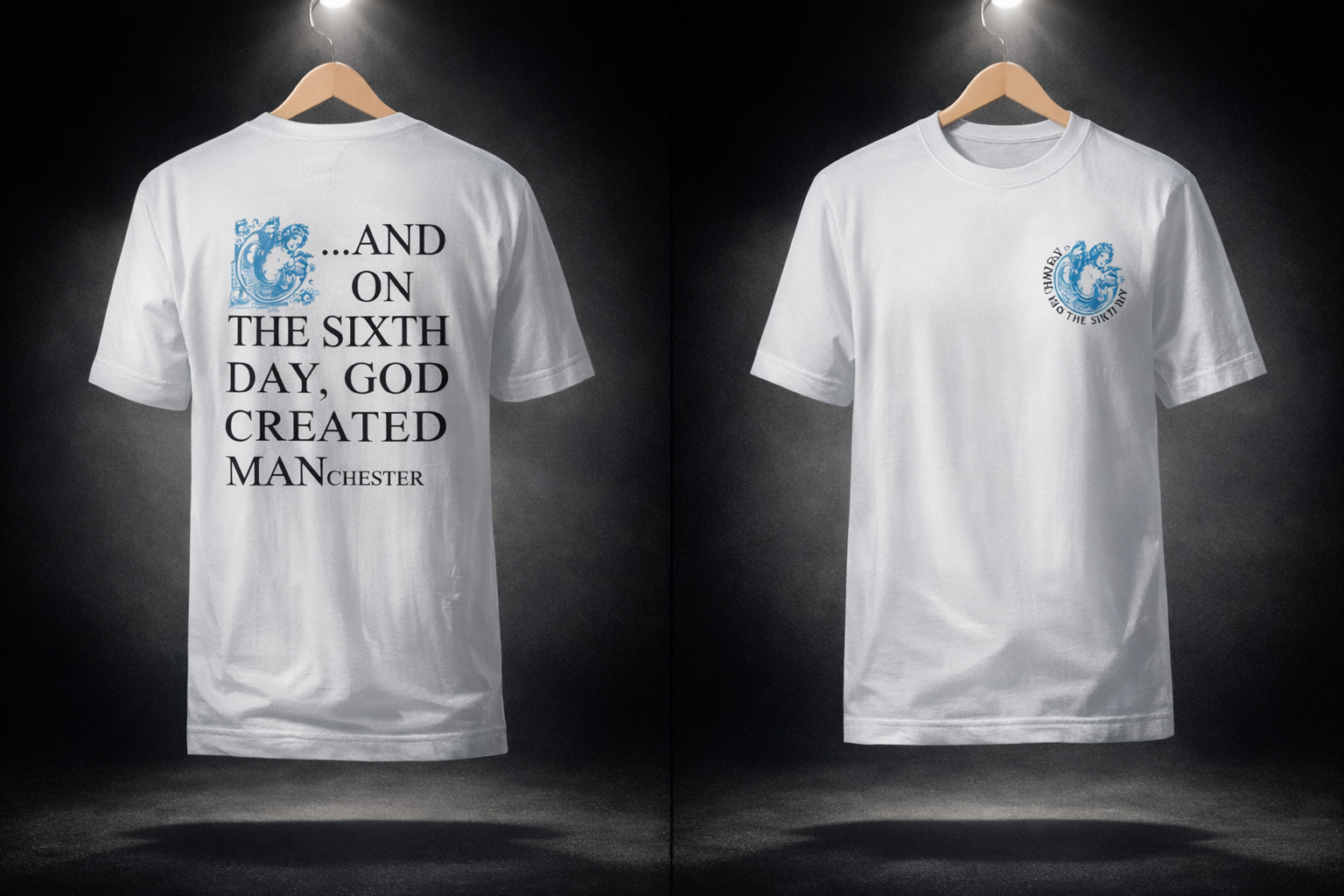 And on the Sixth Day Classic White  T-Shirt & Signed Print
