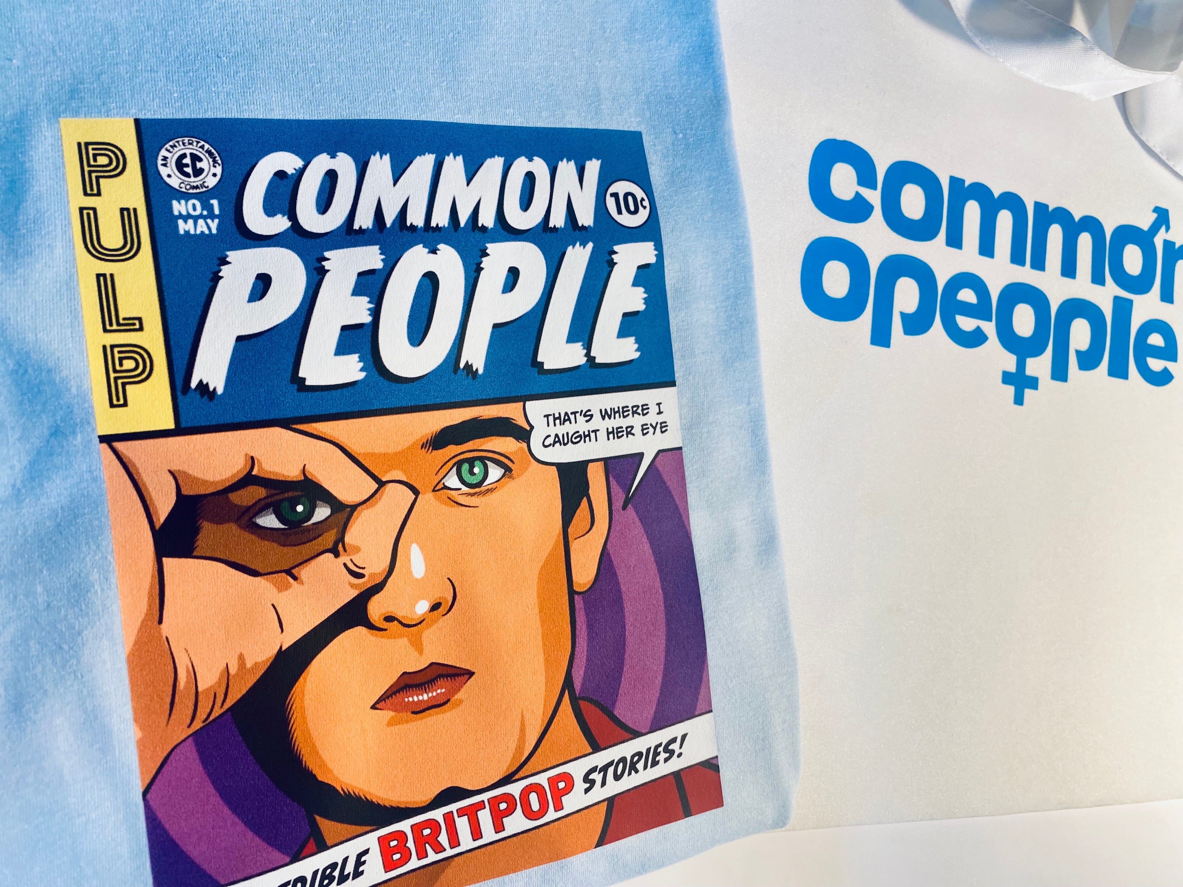 Pulp Common People Tshirt & Shopping Bag Set  CO-OP Arema inspired