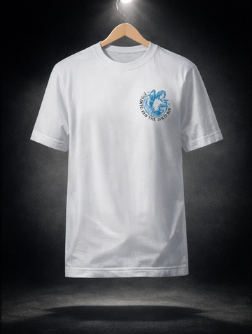 And on the Sixth Day Classic White  T-Shirt & Signed Print